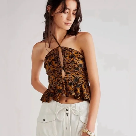 FREE PEOPLE Dandelion Halter Top - Picture 3 of 8